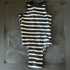 Old Navy Striped Black and White Swimwear